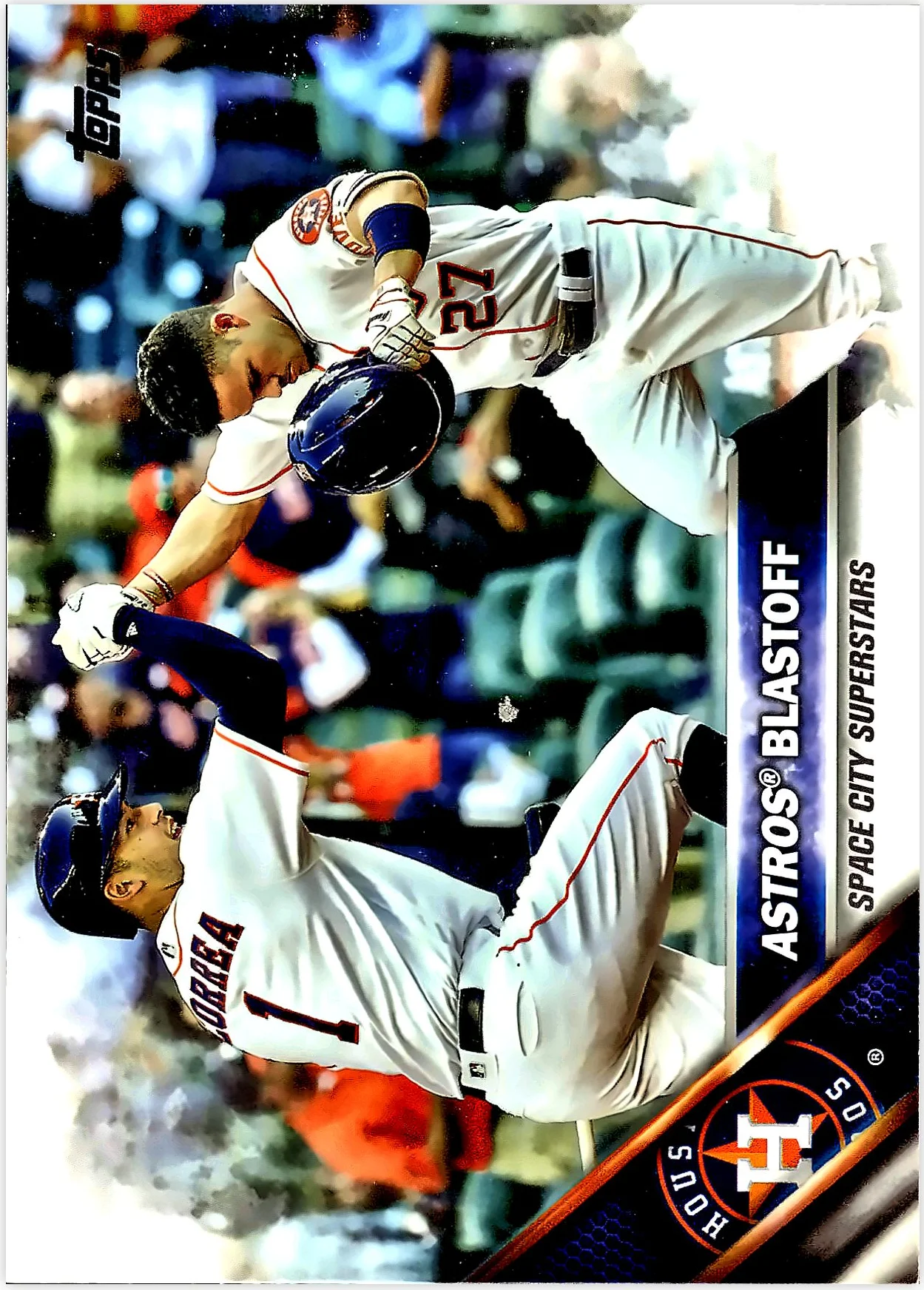 Astros Blastoff (Carlos Correa / Jose Altuve) 2016 Topps Update #US27 baseball card - Front