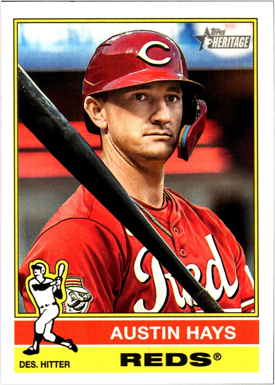 Austin Hays 2025 Topps Heritage #617 baseball card - Front