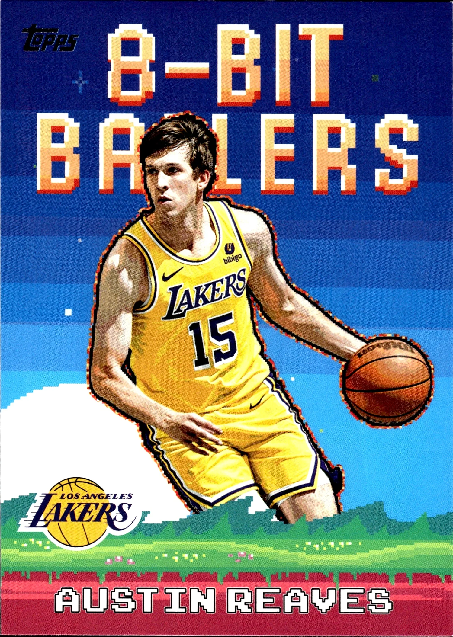 Austin Reaves 2025-26 Topps #8B-10 8-Bit Ballers basketball card - Front
