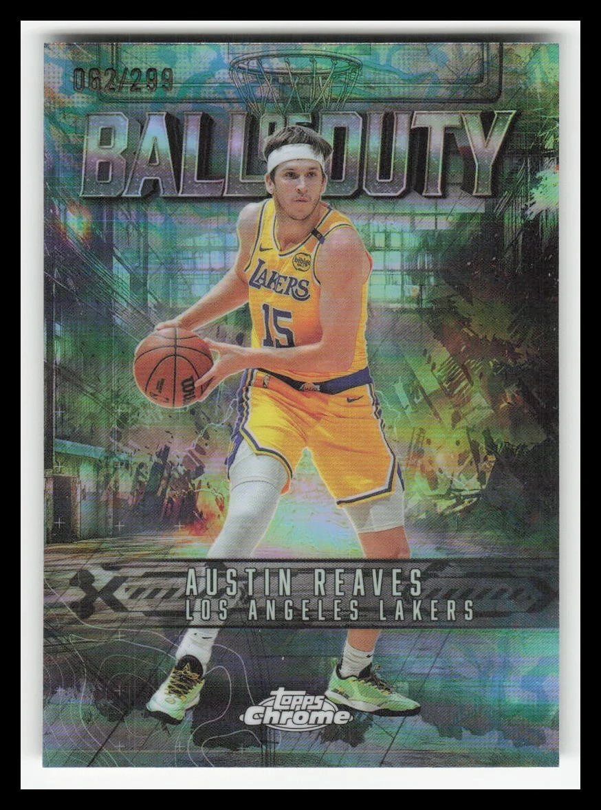 Austin Reaves 2025 Topps Chrome Basketball card