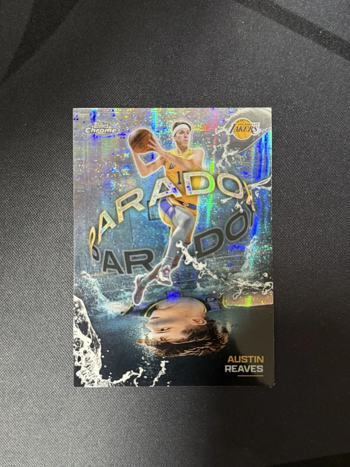 Austin Reaves 2025-26 Topps Chrome card