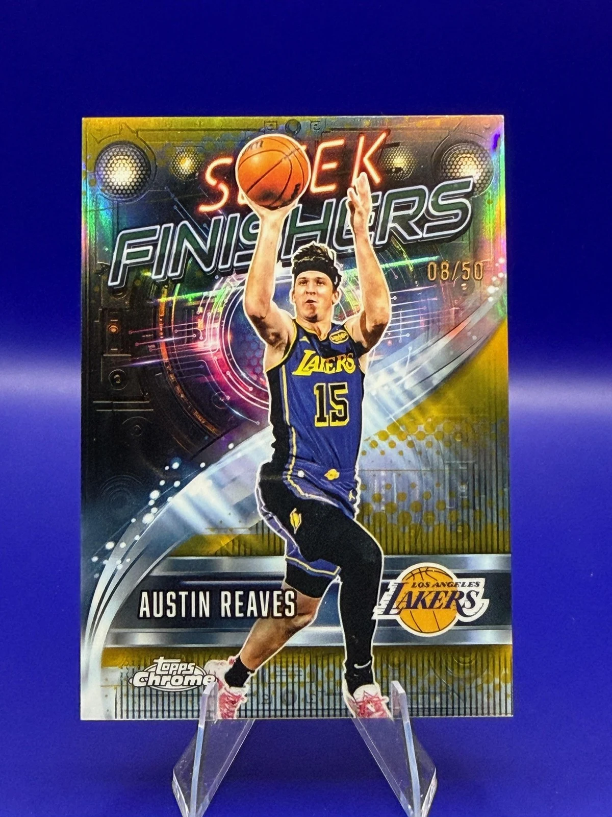Austin Reaves 2025-26 Topps Chrome card