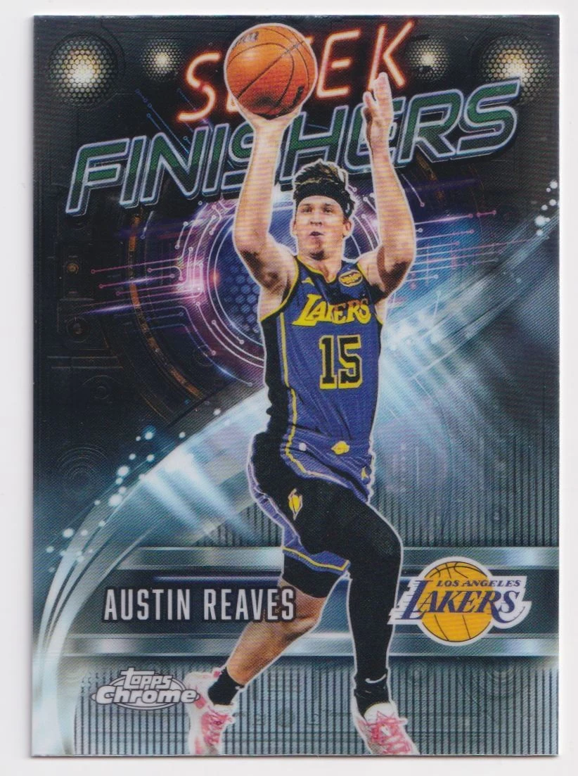 Austin Reaves 2025 Topps Chrome Basketball card