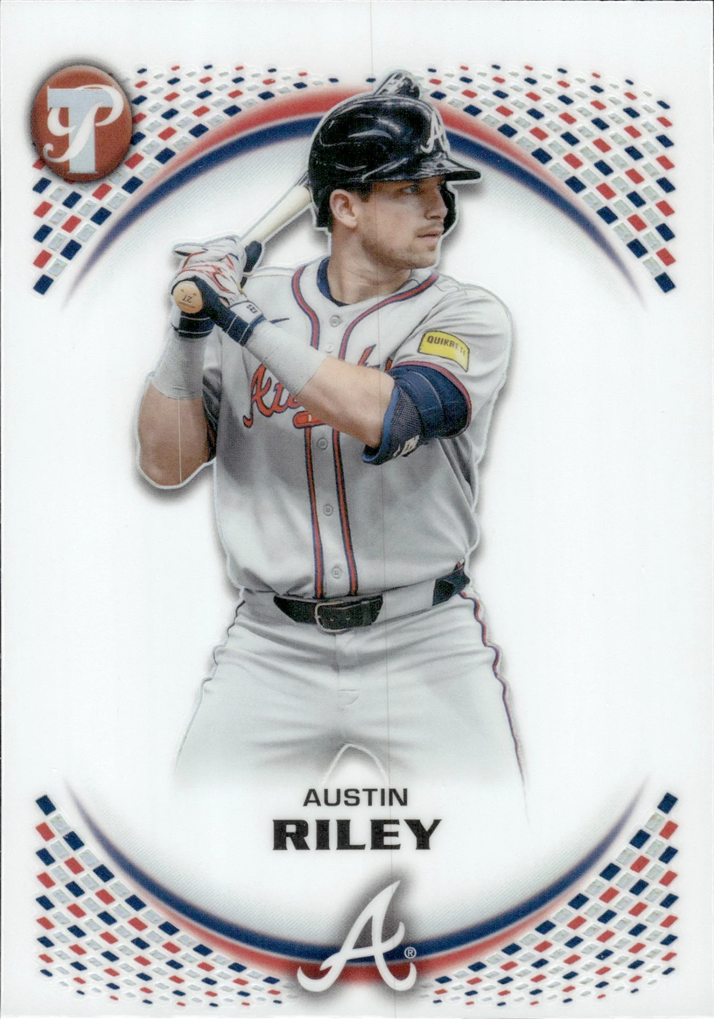 Austin Riley #16 Refractor 2026 Topps Pristine Baseball baseball card - Front