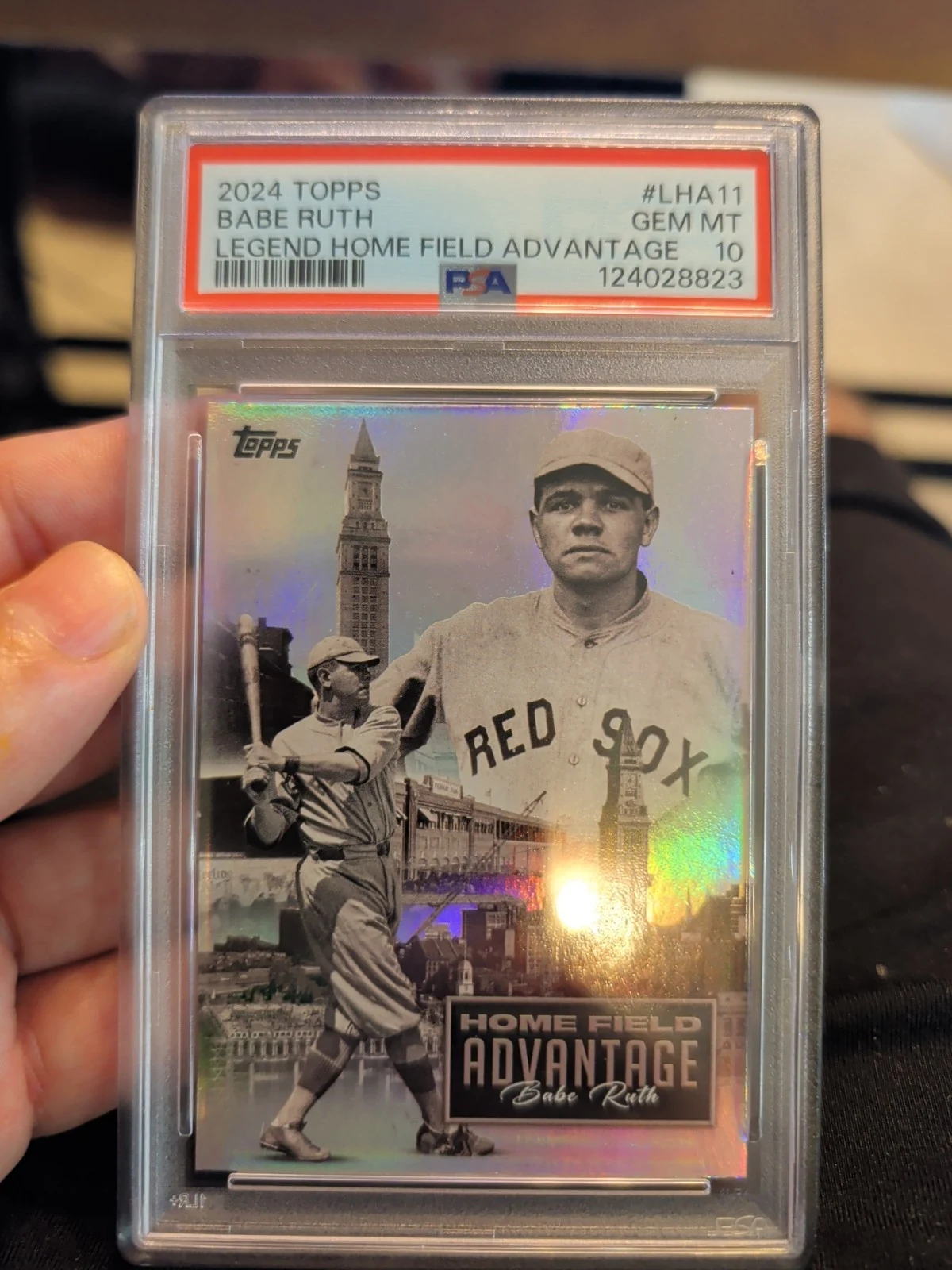 Babe Ruth #LHA-11 2024 Topps Update Series Baseball Legendary Home Field Advantage front