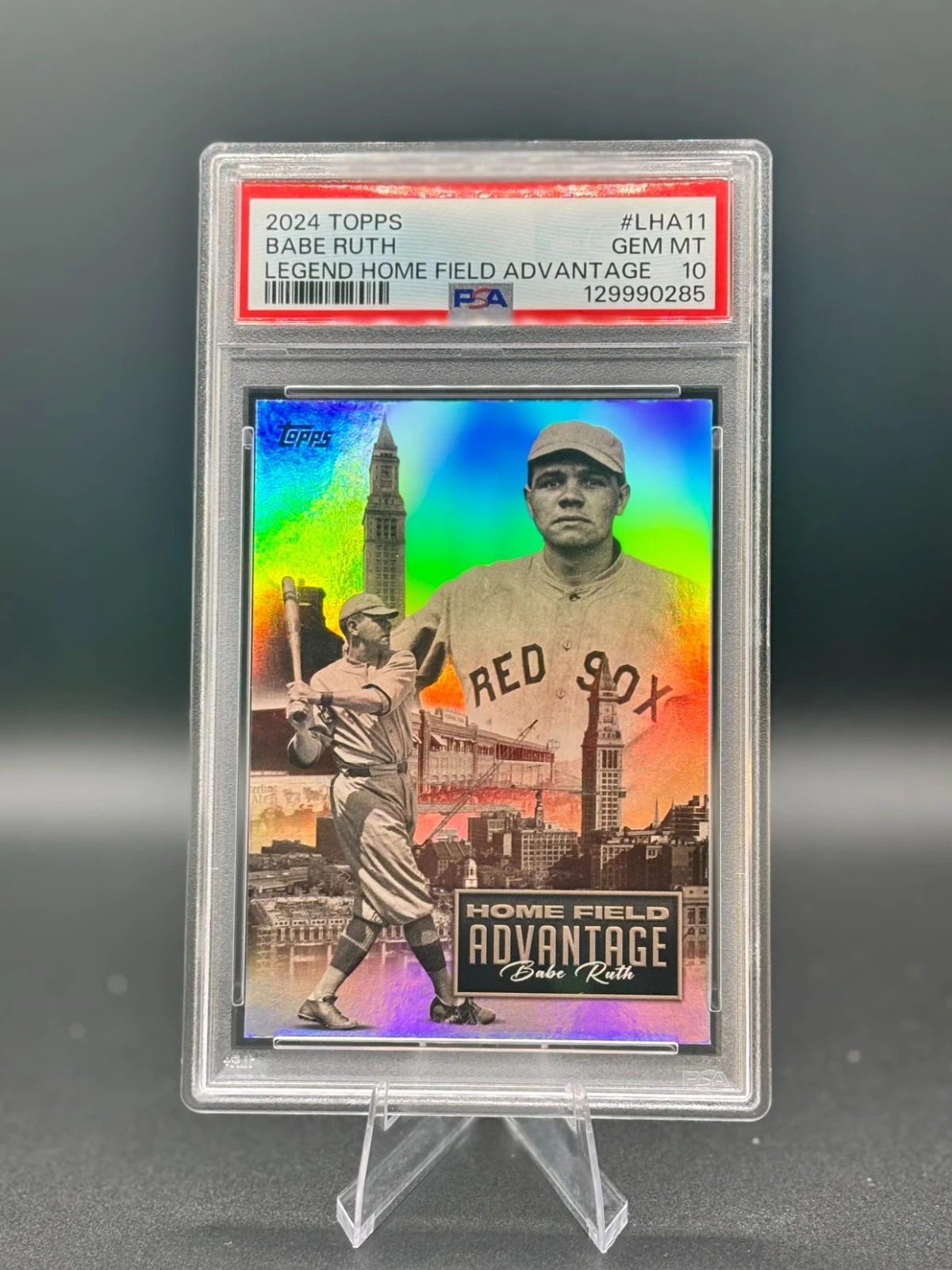 Babe Ruth #LHA-11 2024 Topps Update Series Baseball Legendary Home Field Advantage front