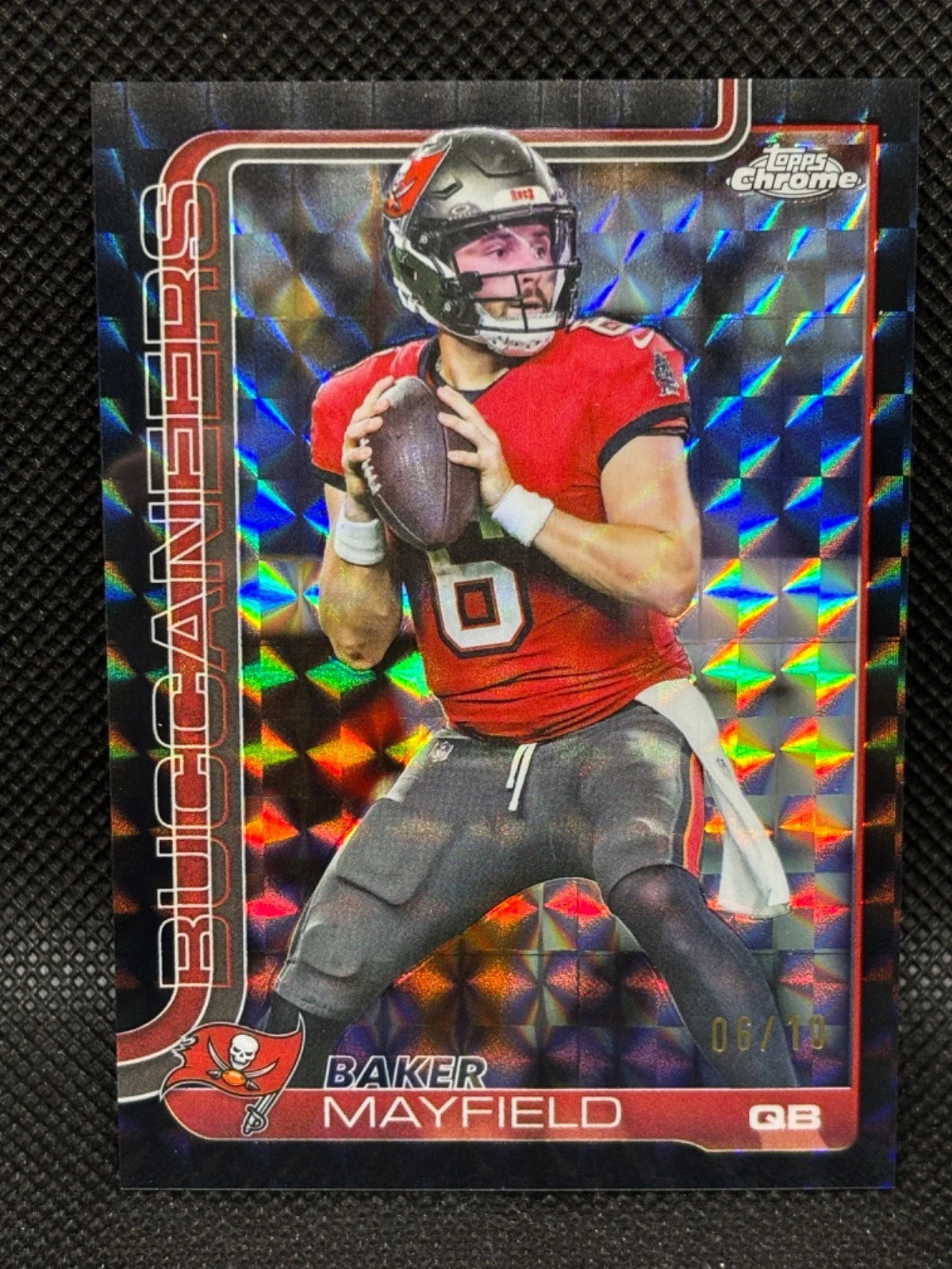 Baker Mayfield 2025 Topps Chrome Football card