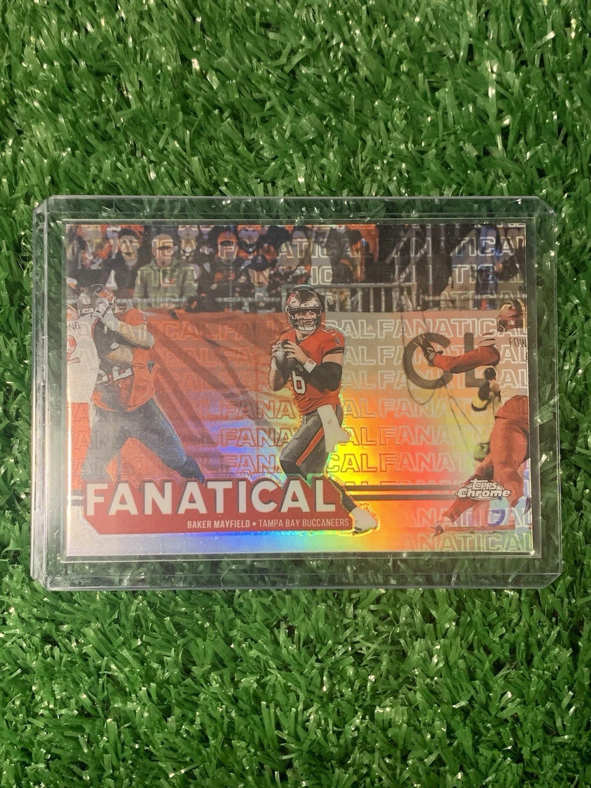 Baker Mayfield 2025 Topps Chrome Football card
