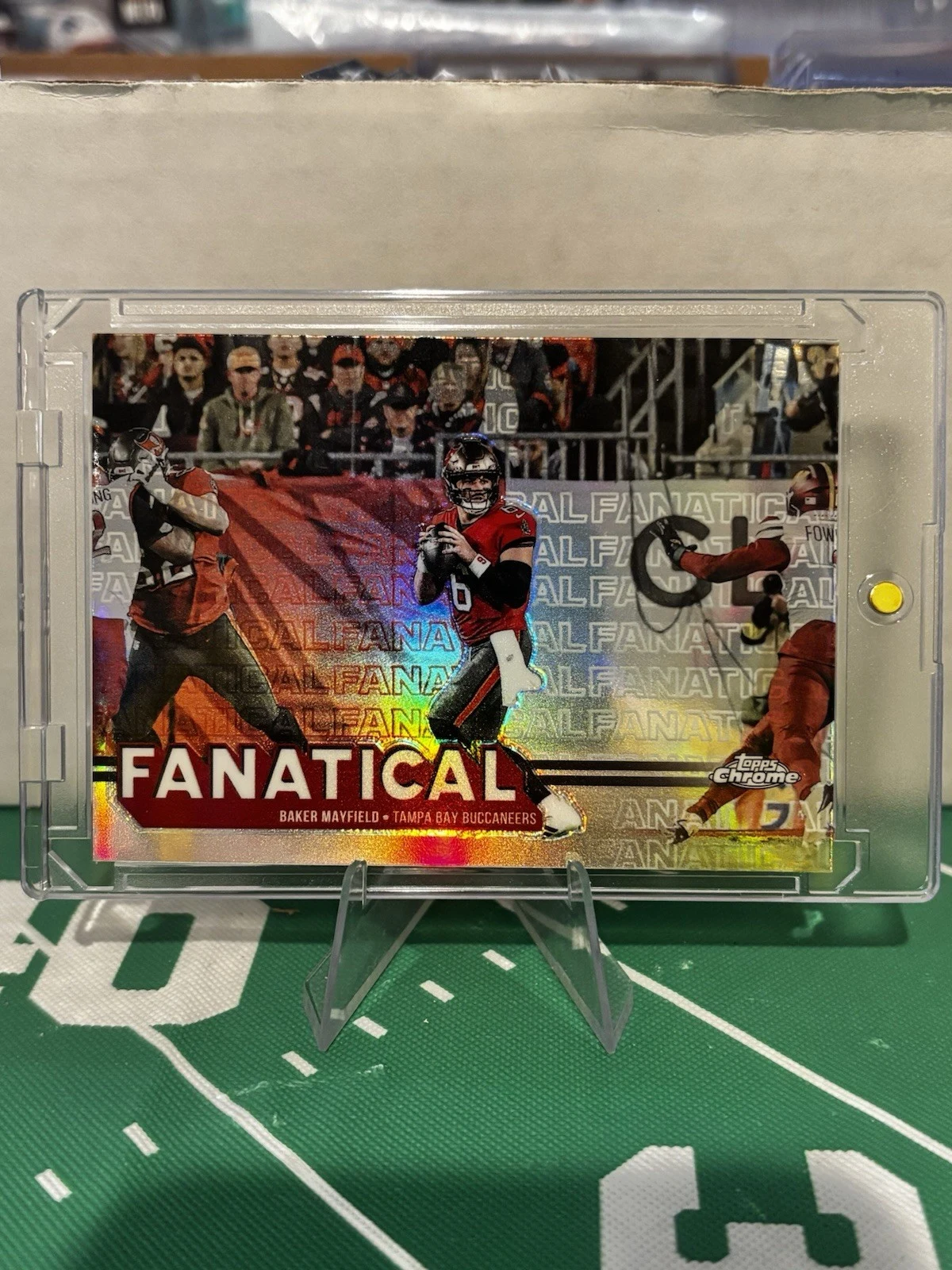 Baker Mayfield 2025 Topps Chrome Football card