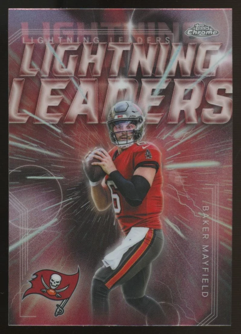 Baker Mayfield 2025 Topps Chrome Football card