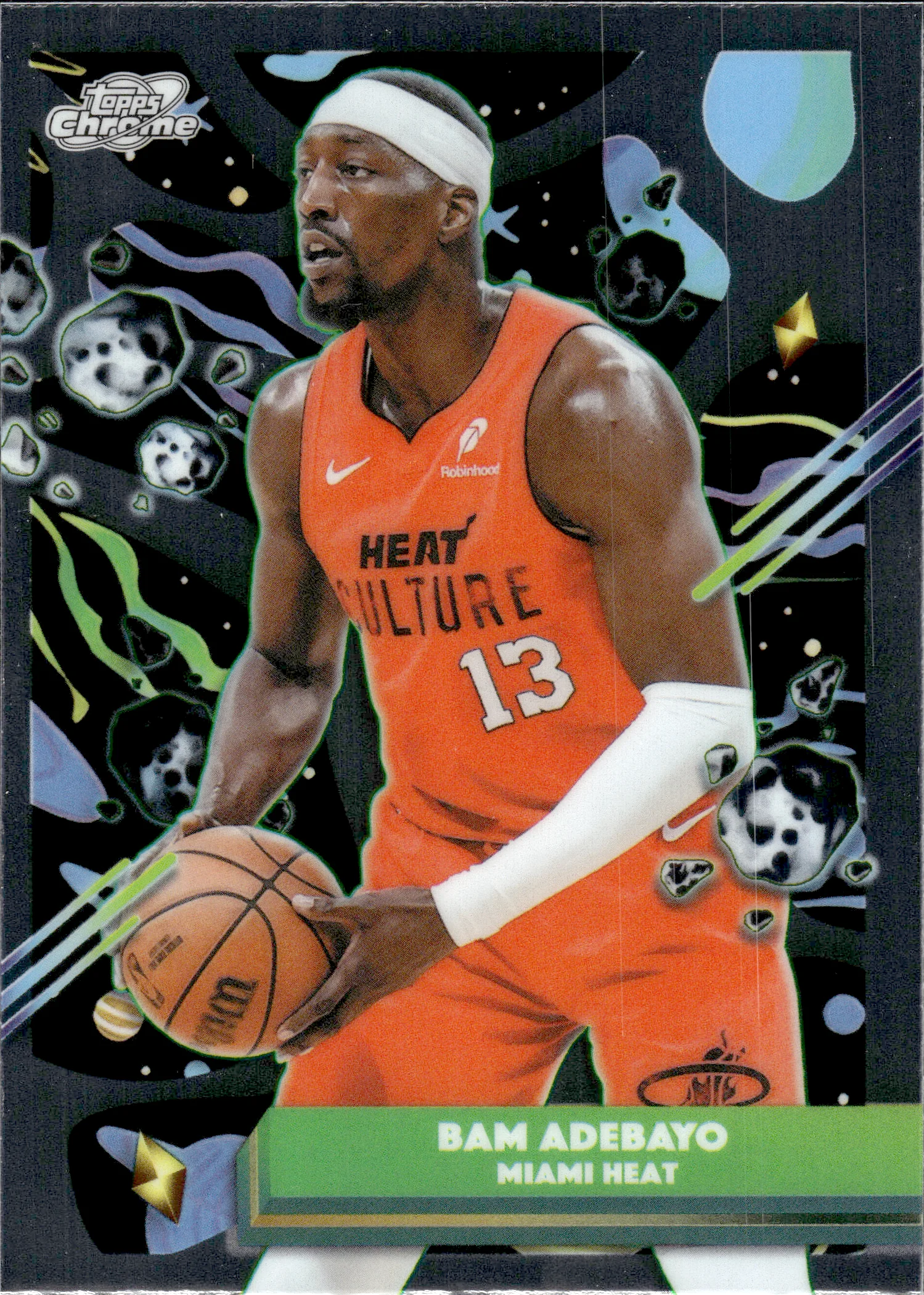 Bam Adebayo #132 2026 Topps Cosmic Chrome Basketball basketball card - Front