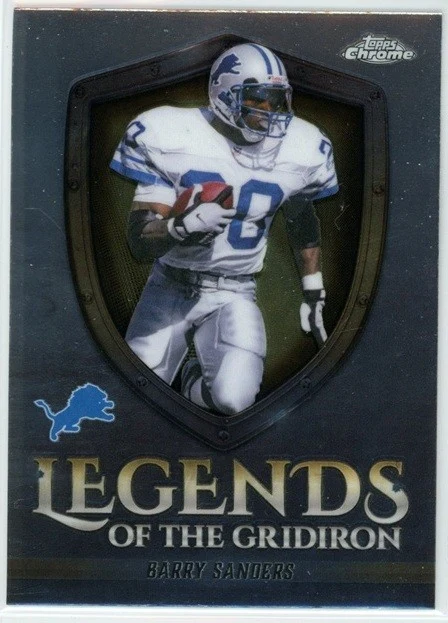 Barry Sanders 2025 Topps Chrome Football card