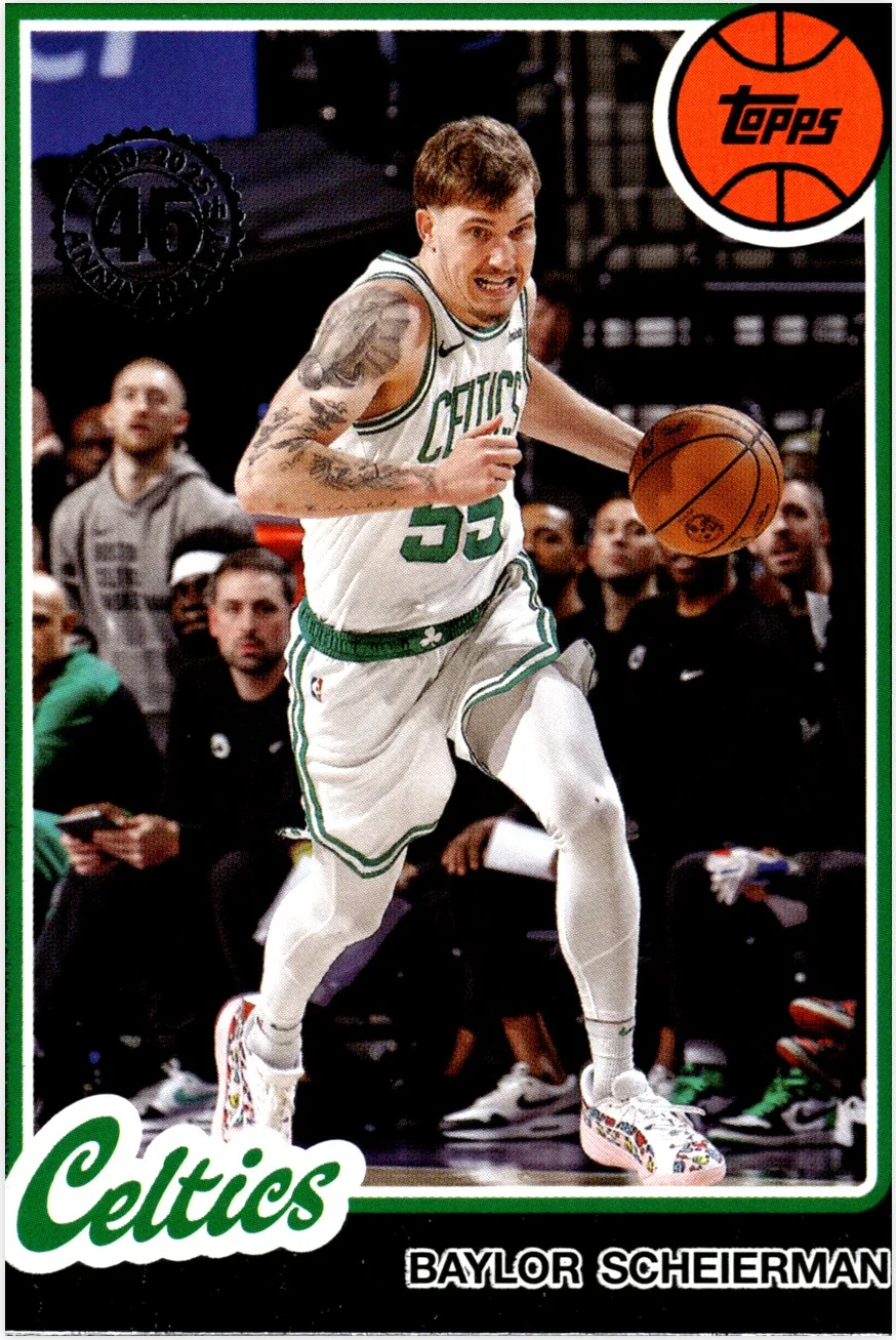 Baylor Scheierman 2025-26 Topps #80BK-49 1980-81 Topps Basketball basketball card - Front