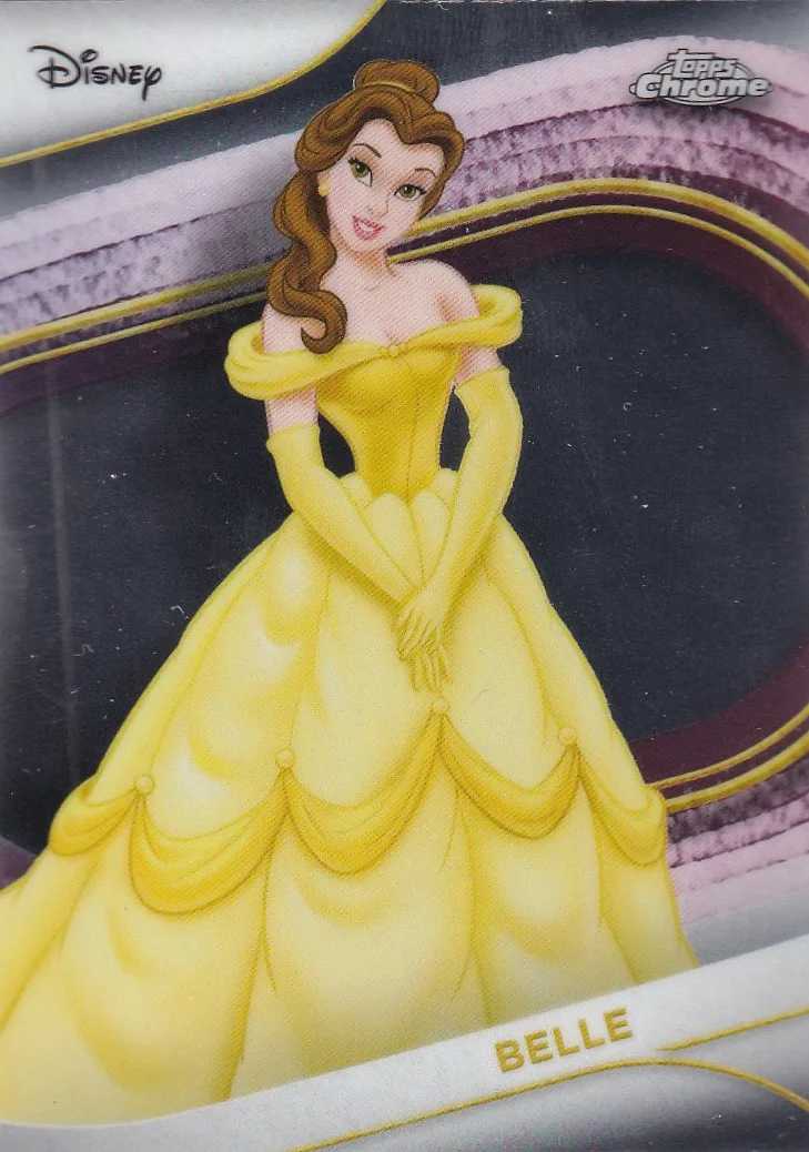 Belle 2025 Topps Chrome Disney #125 Base Card trading card - Front