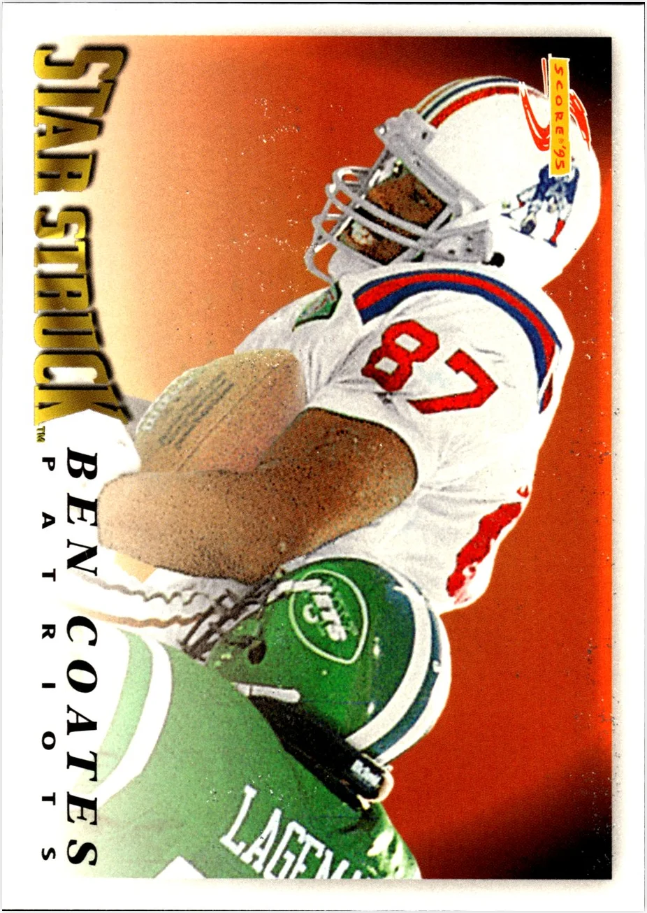 Ben Coates 1995 Score #227 football card - Front