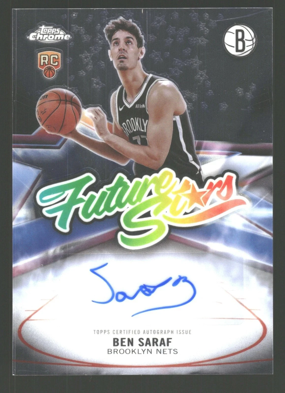 Ben Saraf 2025 Topps Chrome Basketball card