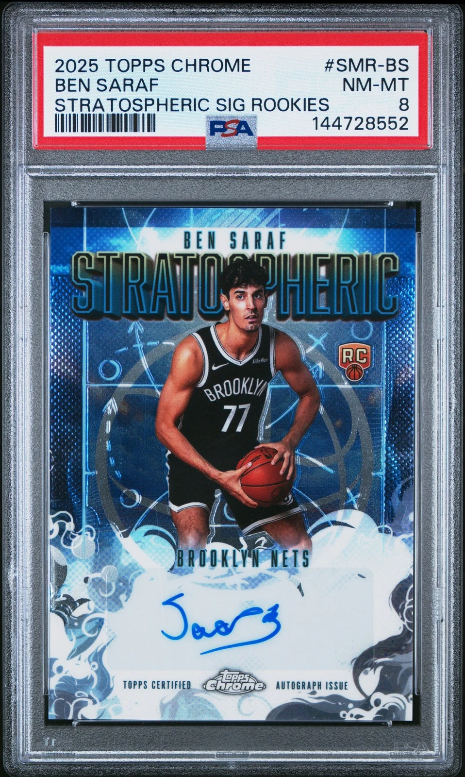 Ben Saraf 2025 Topps Chrome Basketball card