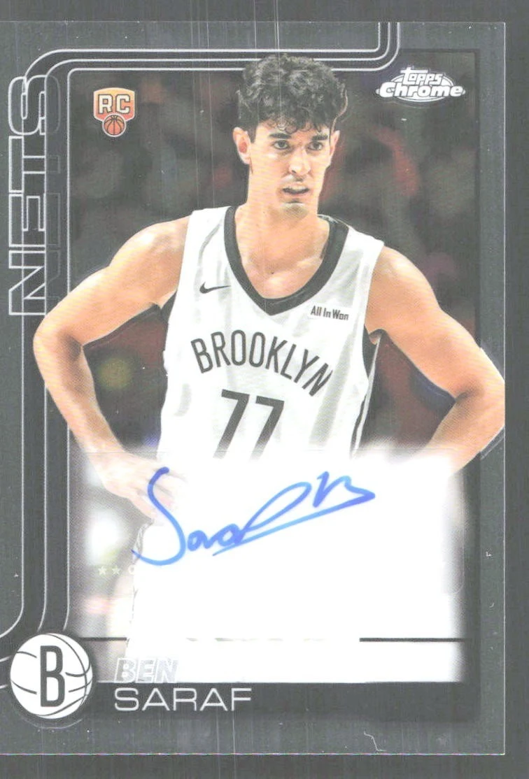 Ben Saraf 2025-26 Topps Chrome card