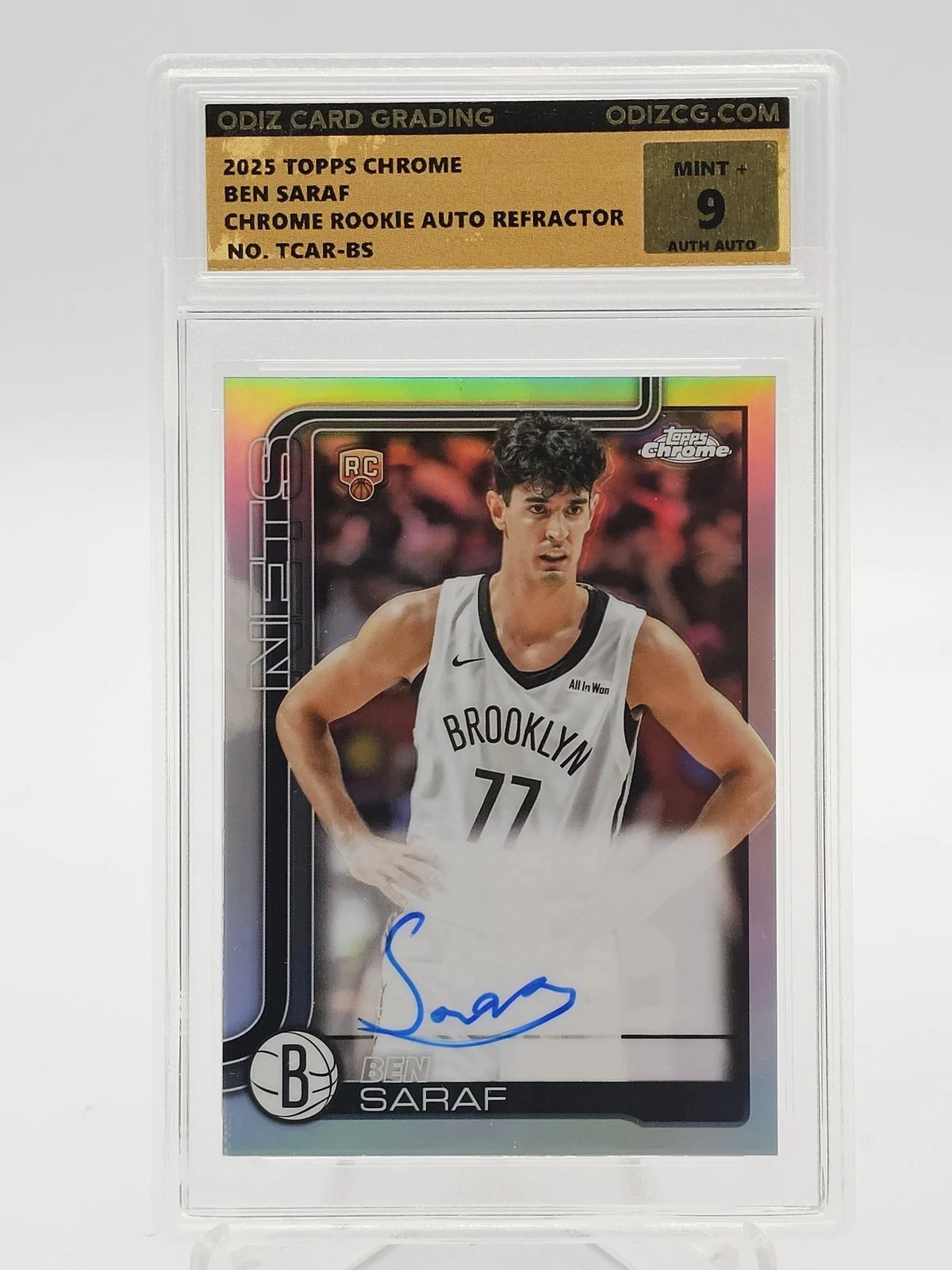Ben Saraf 2025 Topps Chrome Basketball card