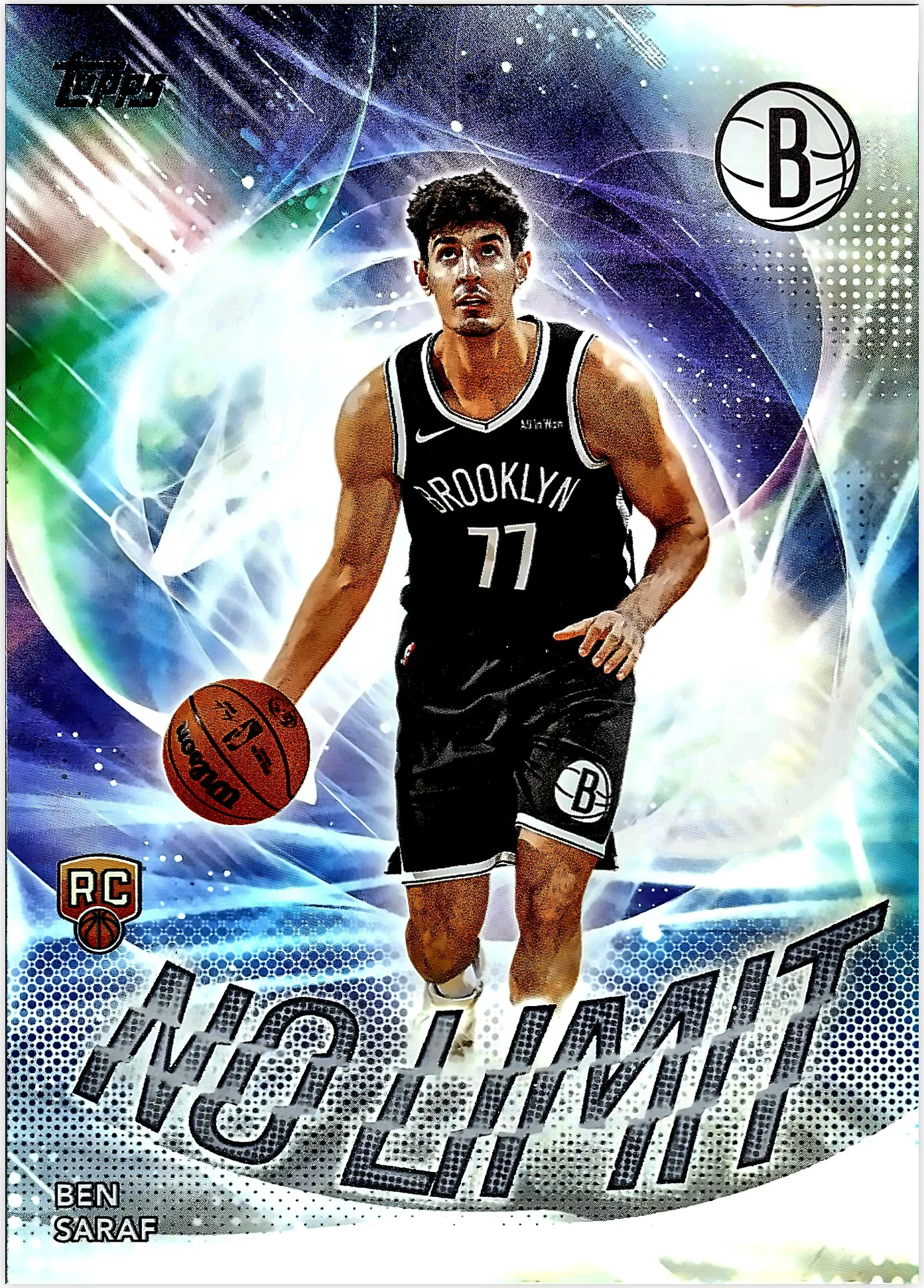 Ben Saraf 2025-26 Topps #NL-26 No Limit basketball card - Front