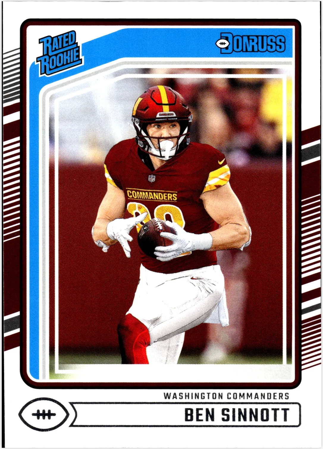Ben Sinnott 2024 Donruss #314 football rookie card - Front