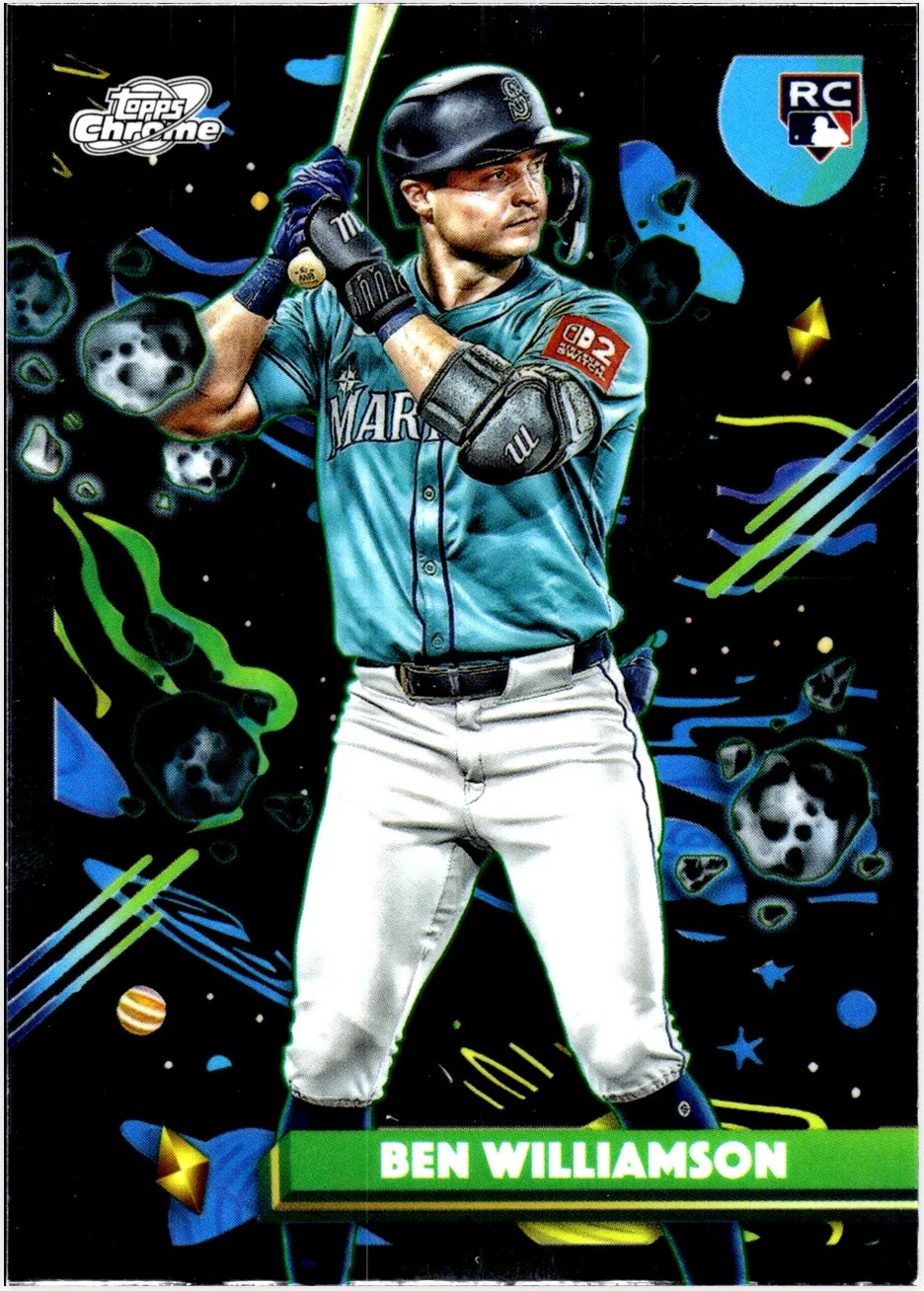 Ben Williamson 2025 Topps Chrome Cosmic #170 baseball rookie card - Front