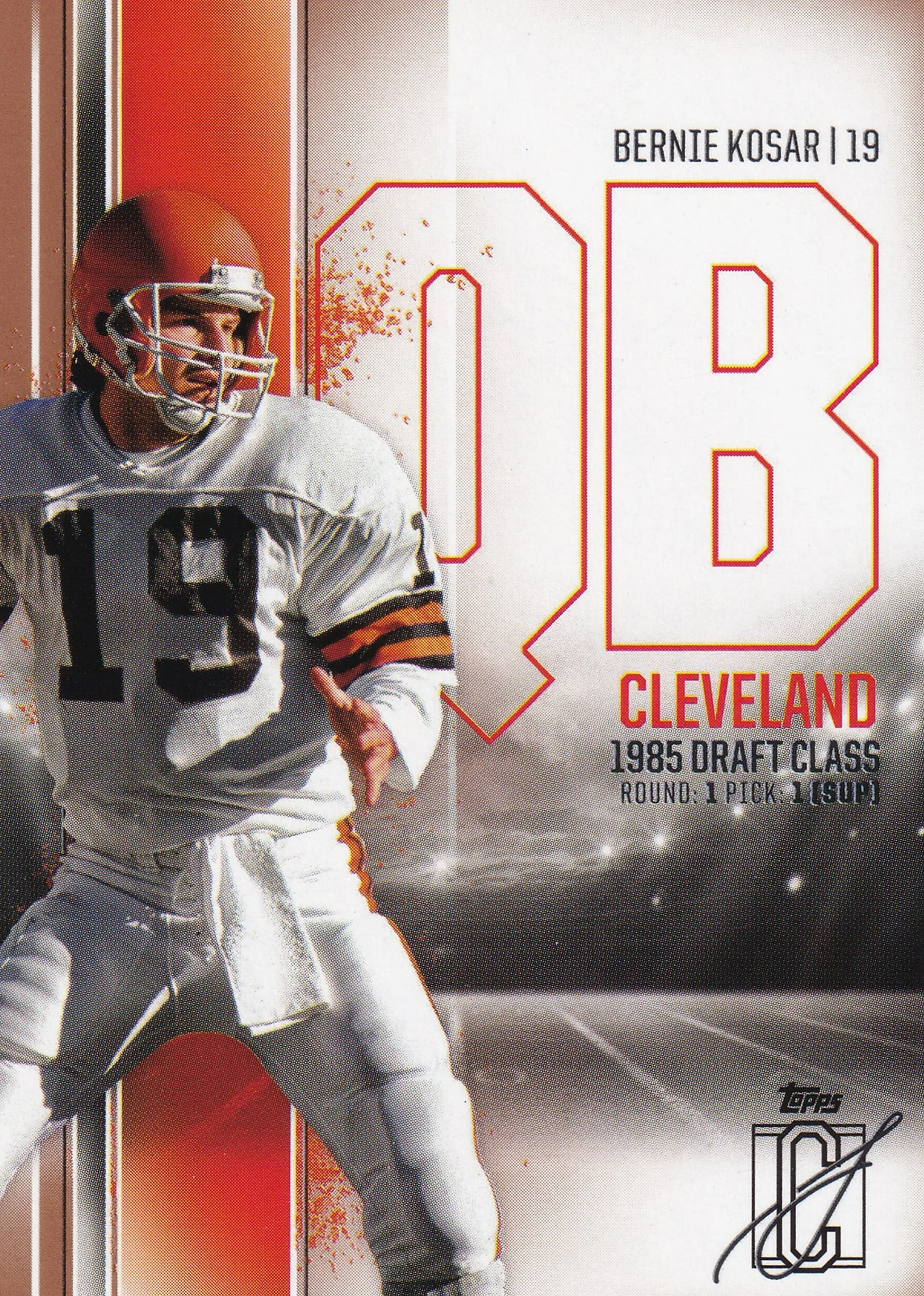 Bernie Kosar 2024 Topps Signature Series #9 Rookie football rookie card - Front