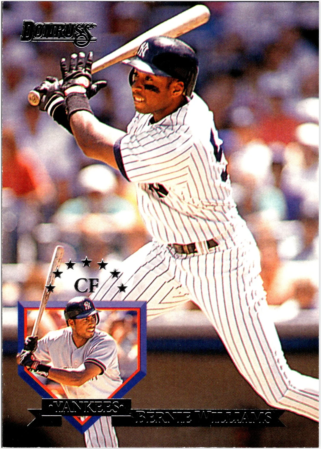 Bernie Williams 1995 Donruss #509 baseball card - Front