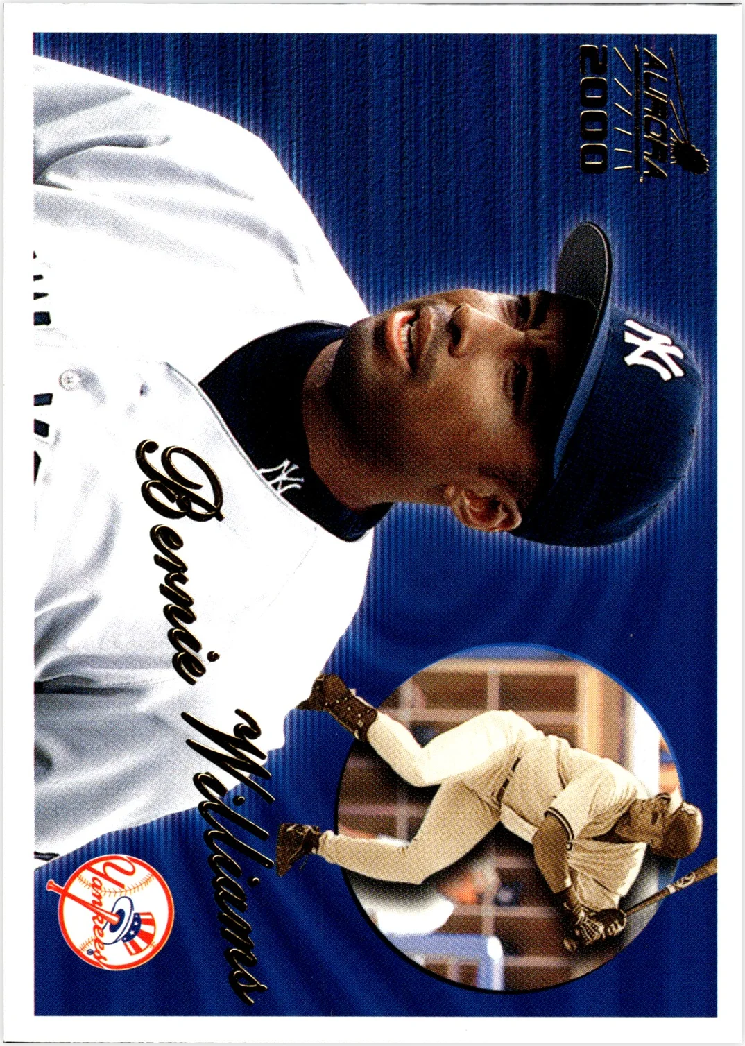 Bernie Williams 2000 Pacific Aurora #101 baseball card - Front