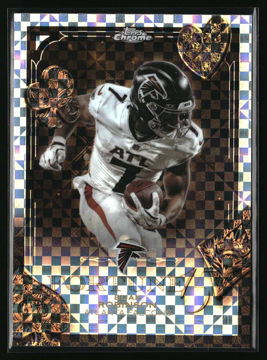 Bijan Robinson 2025 Topps Chrome Football card