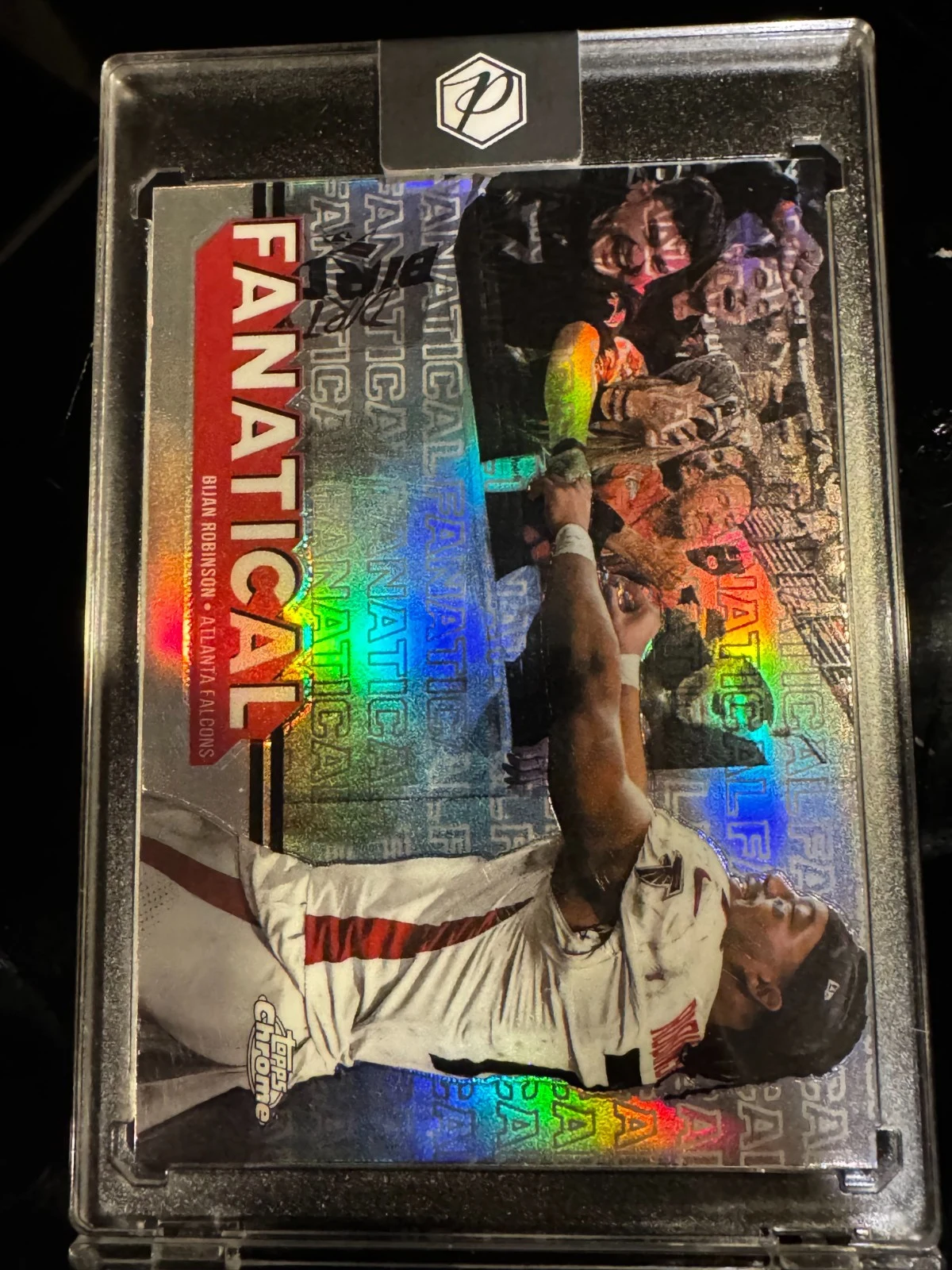 Bijan Robinson 2025 Topps Chrome Football card