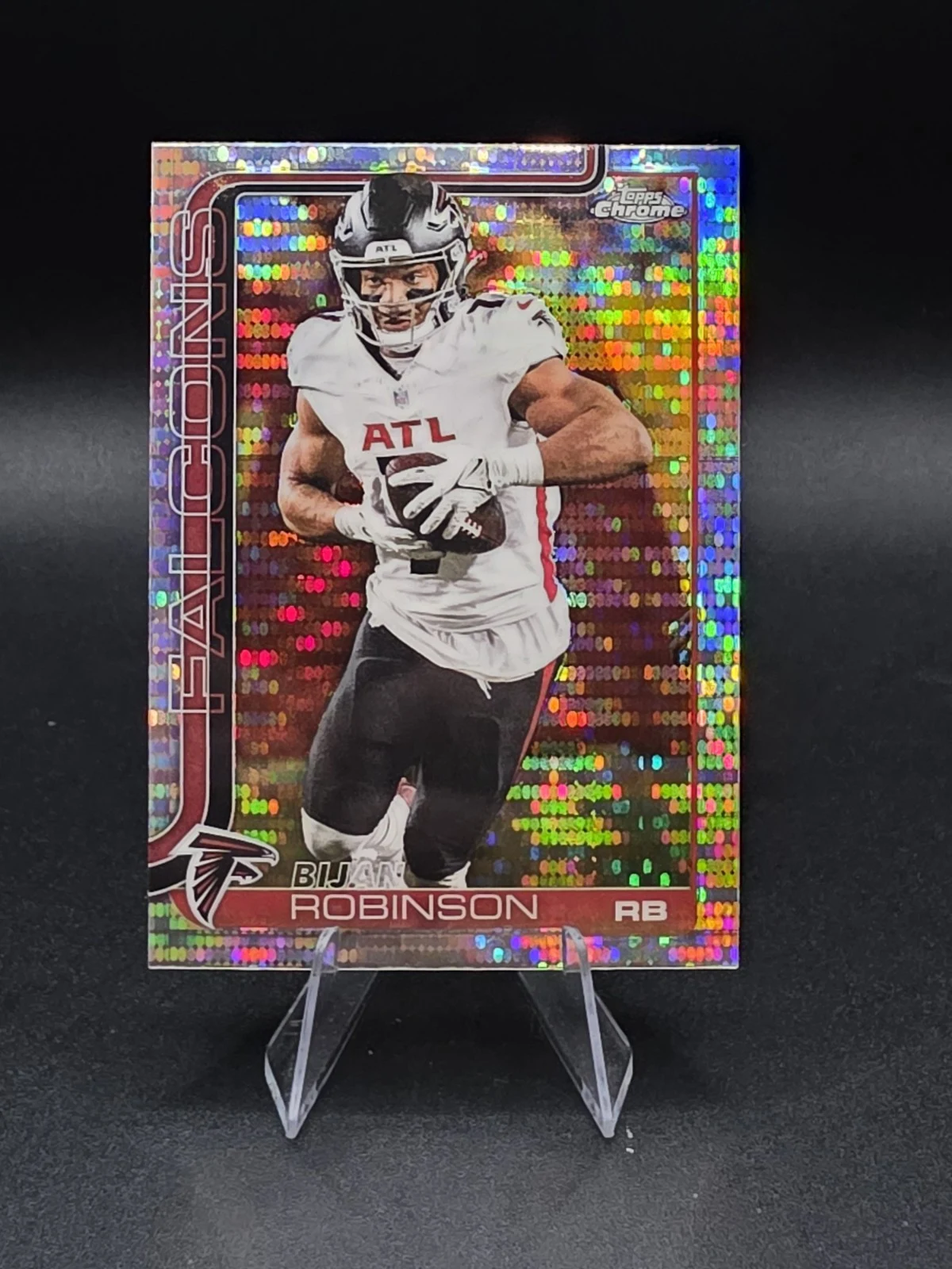 Bijan Robinson 2025 Topps Chrome Football card