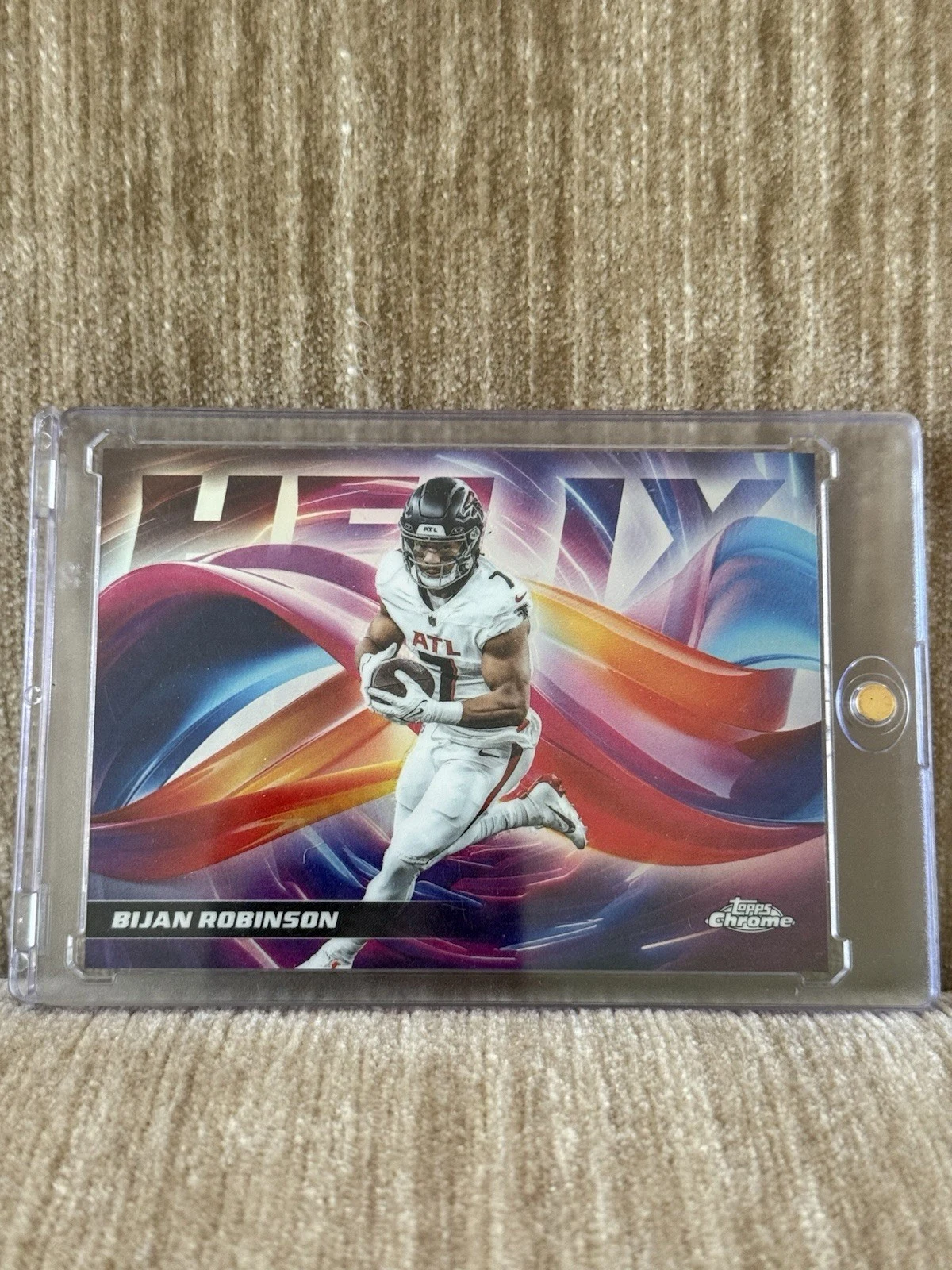 Bijan Robinson 2025 Topps Chrome Football card