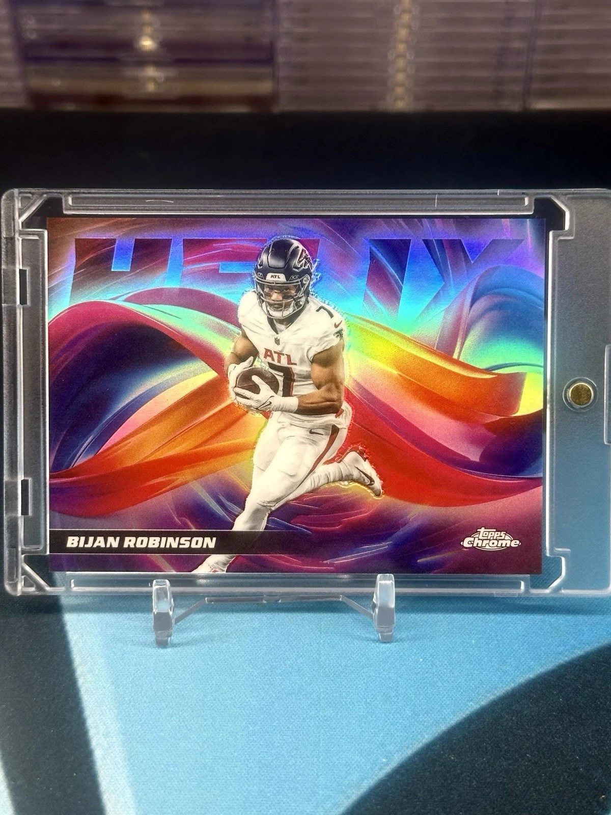 Bijan Robinson 2025 Topps Chrome Football card