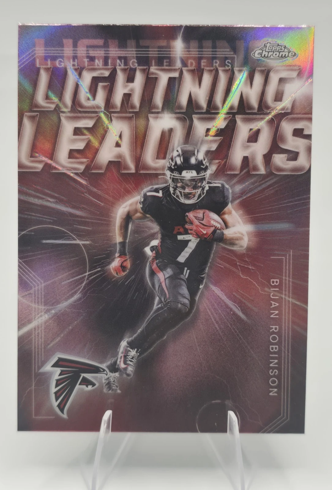 Bijan Robinson 2025 Topps Chrome Football card