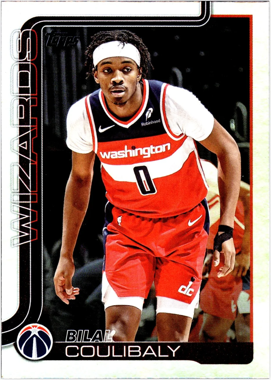 Bilal Coulibaly 2025-26 Topps #95 basketball card - Front
