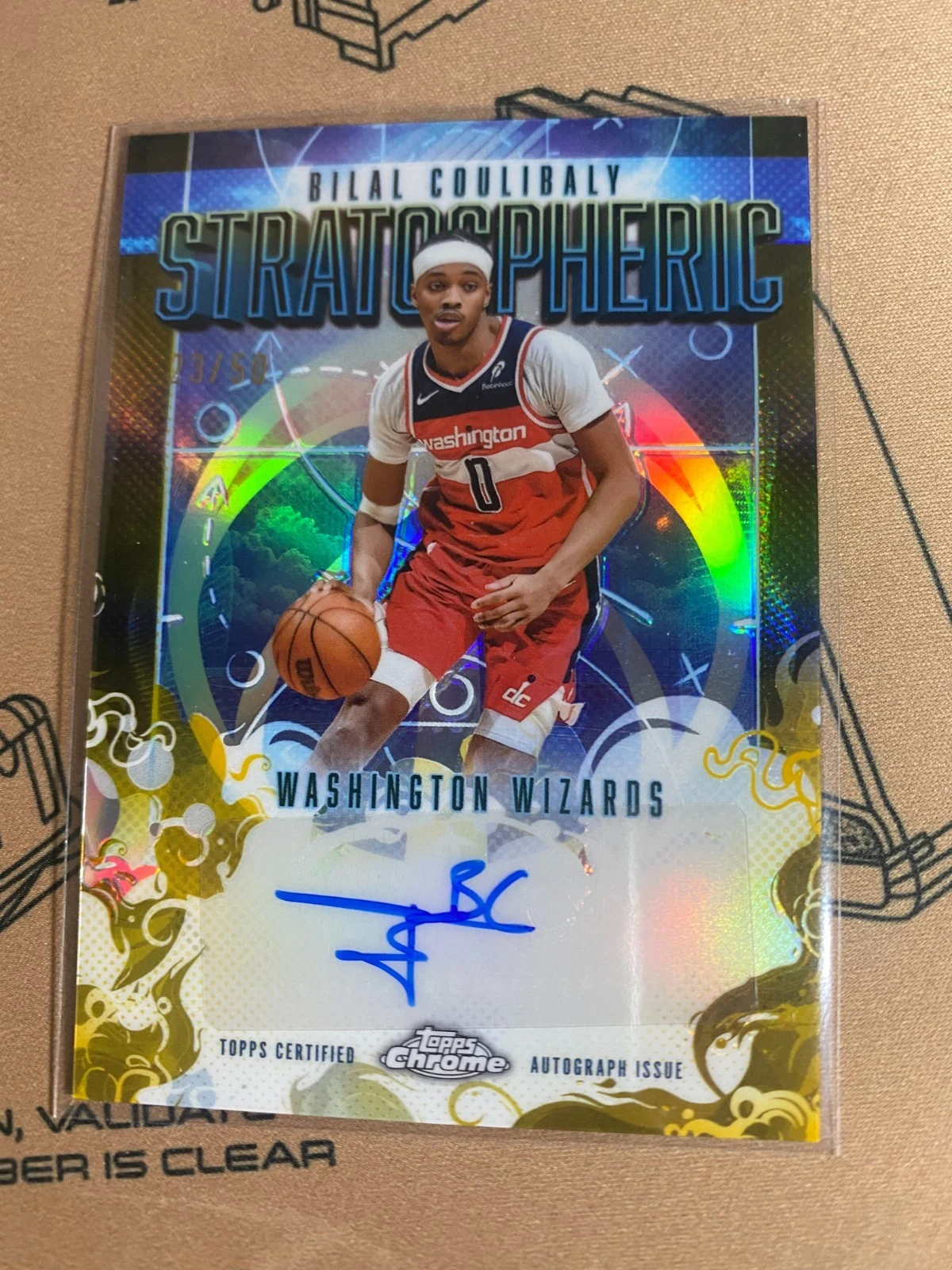 Bilal Coulibaly 2025-26 Topps Chrome card