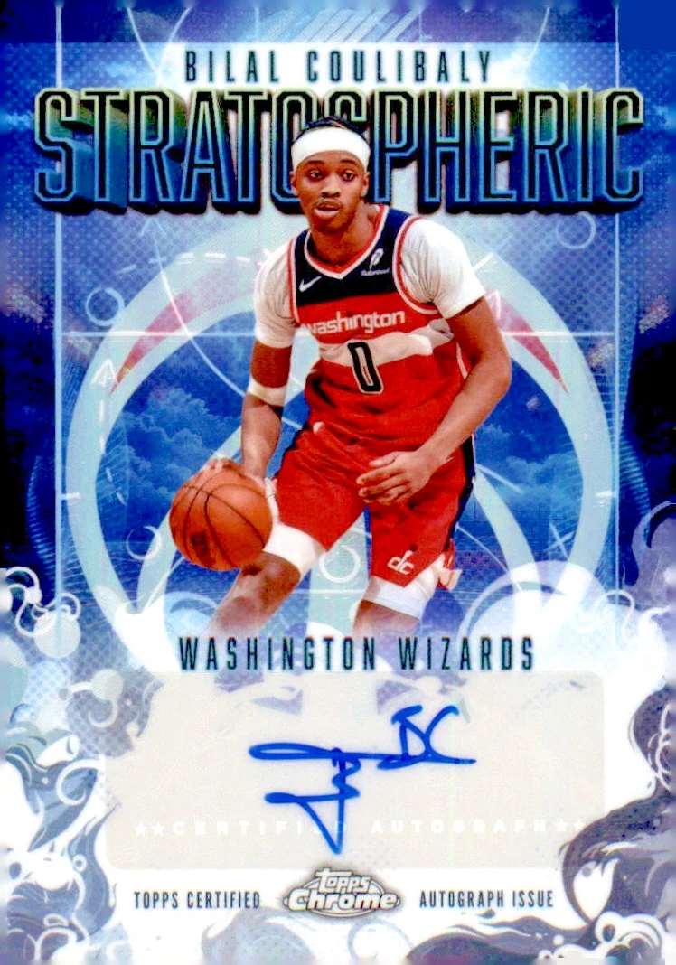 Bilal Coulibaly 2025 Topps Chrome Basketball card