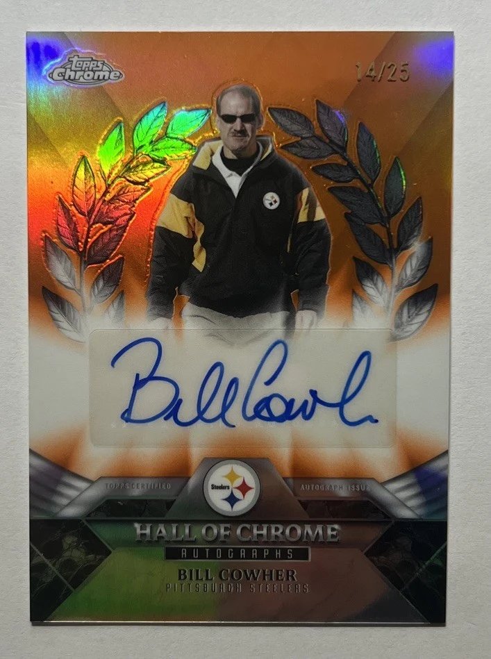 Bill Cowher 2025 Topps Chrome Football card
