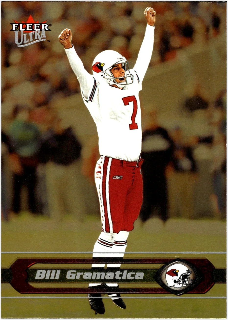 Bill Gramatica 2002 Ultra #35 Gold Medallion football card - Front