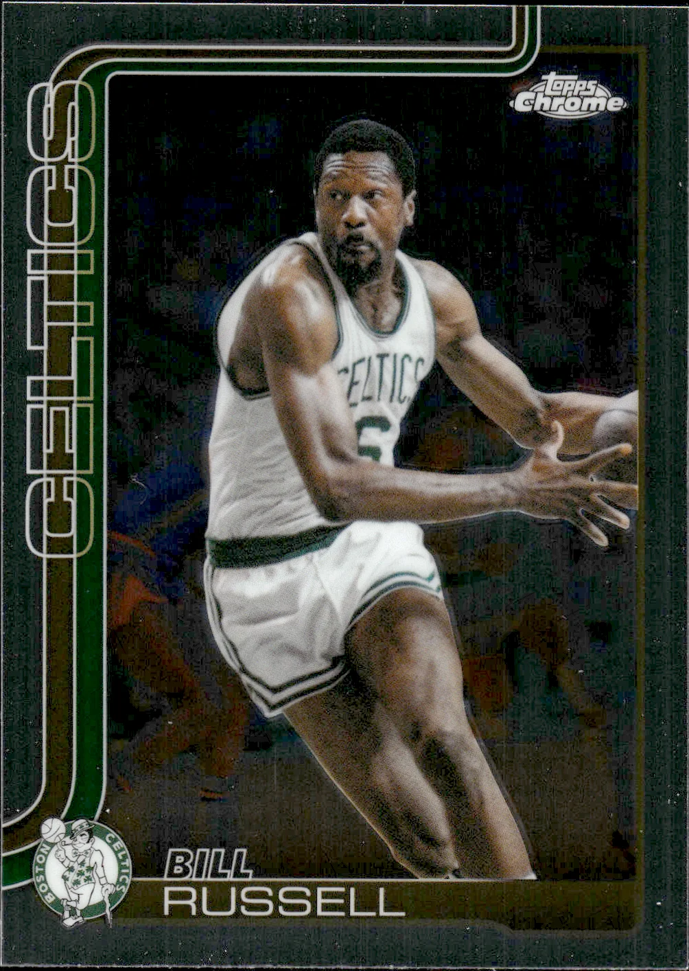 Bill Russell #141 2025 Topps Chrome Update Basketball basketball card - Front