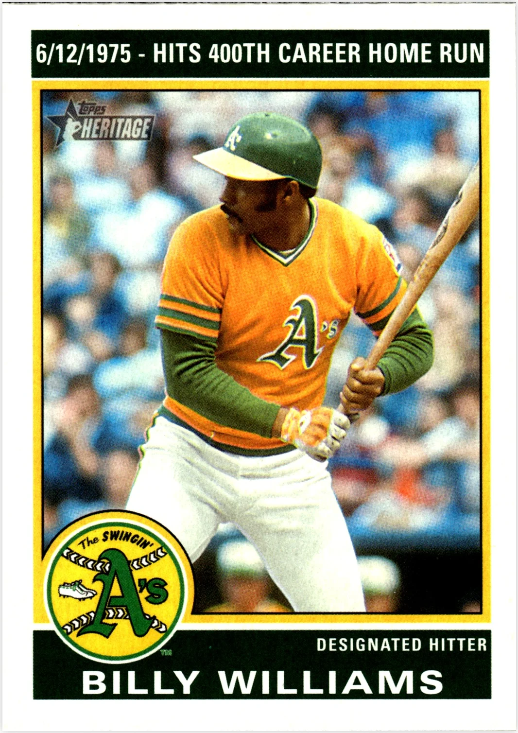 Billy Williams 2025 Heritage High Number #76R9 baseball card - Front