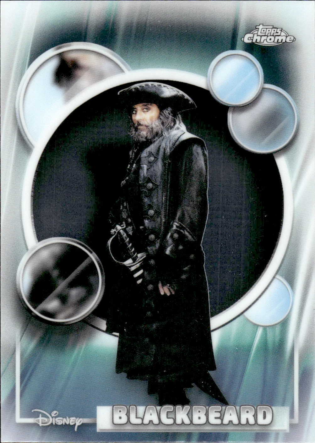 Blackbeard #15 2026 Topps Chrome Disney trading card - Front