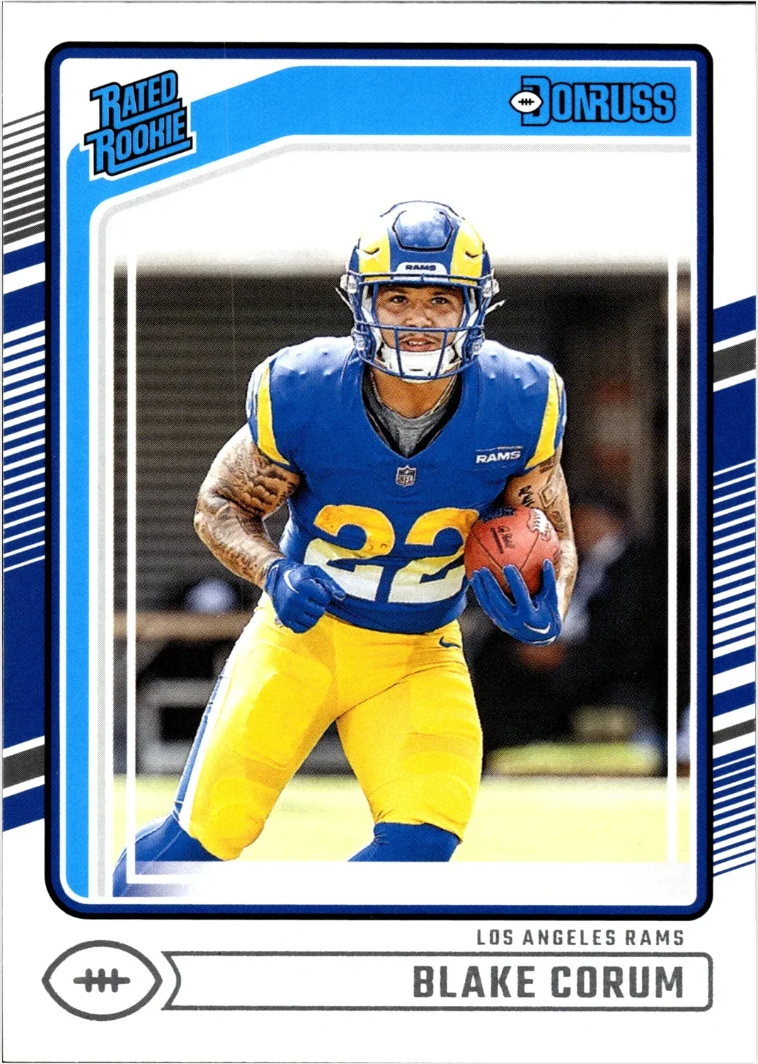 Blake Corum 2024 Donruss #322 football rookie card - Front