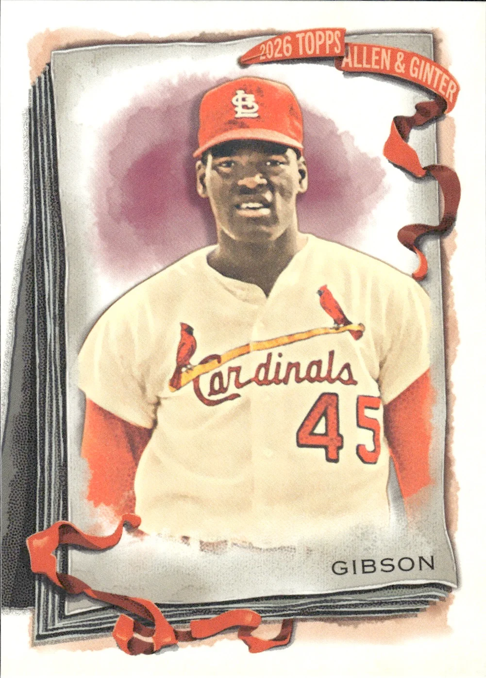 Bob Gibson #70 2026 Topps Allen & Ginter trading card - Front
