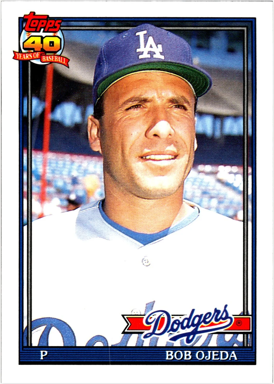 Bob Ojeda 1991 Topps Traded #86T baseball card - Front