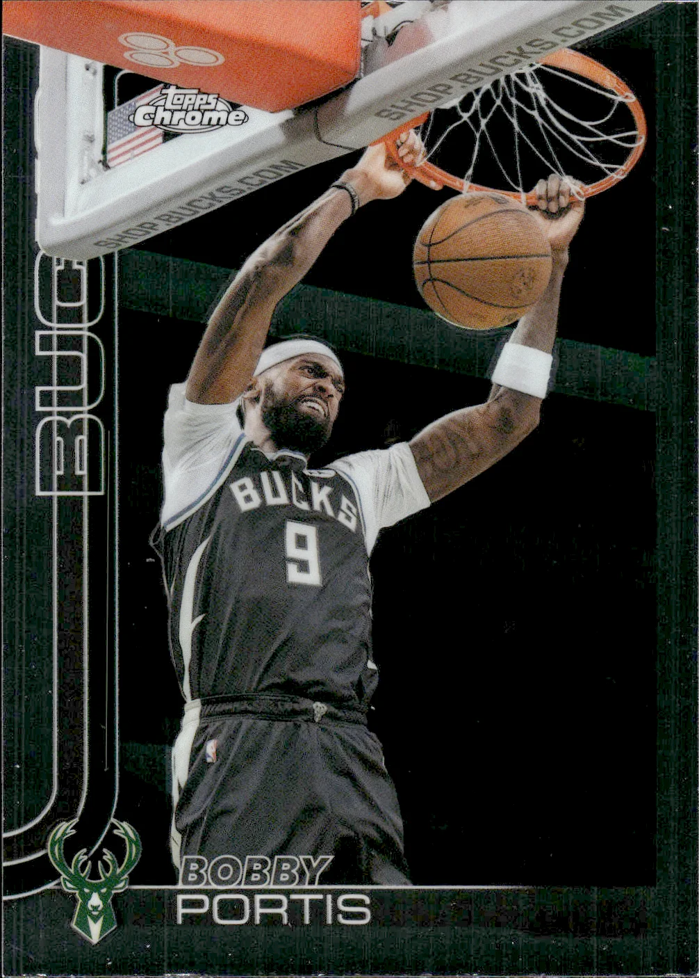 Bobby Portis #110 2025 Topps Chrome Update Basketball basketball card - Front
