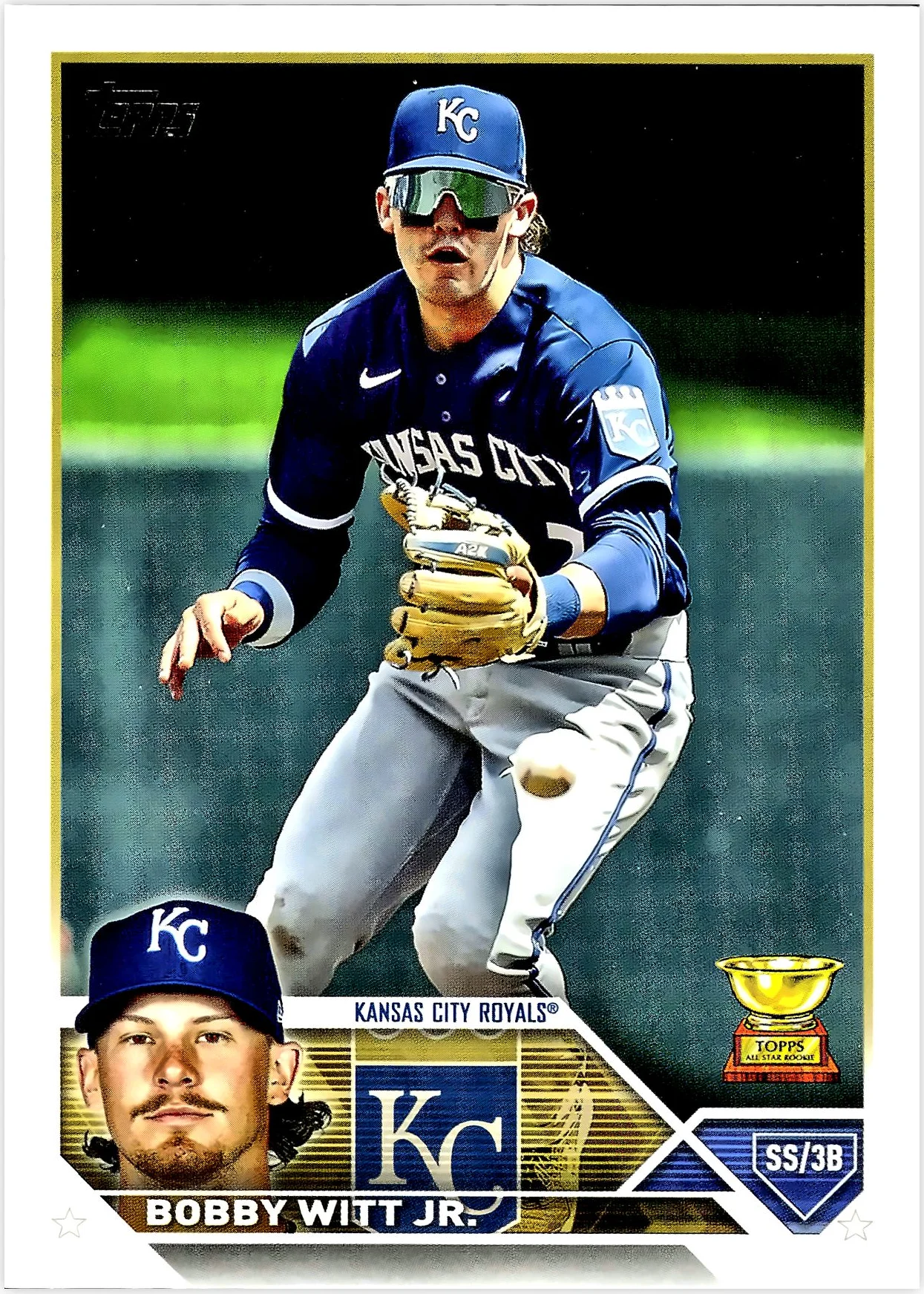 Bobby Witt Jr. 2023 Topps #7 baseball card - Front