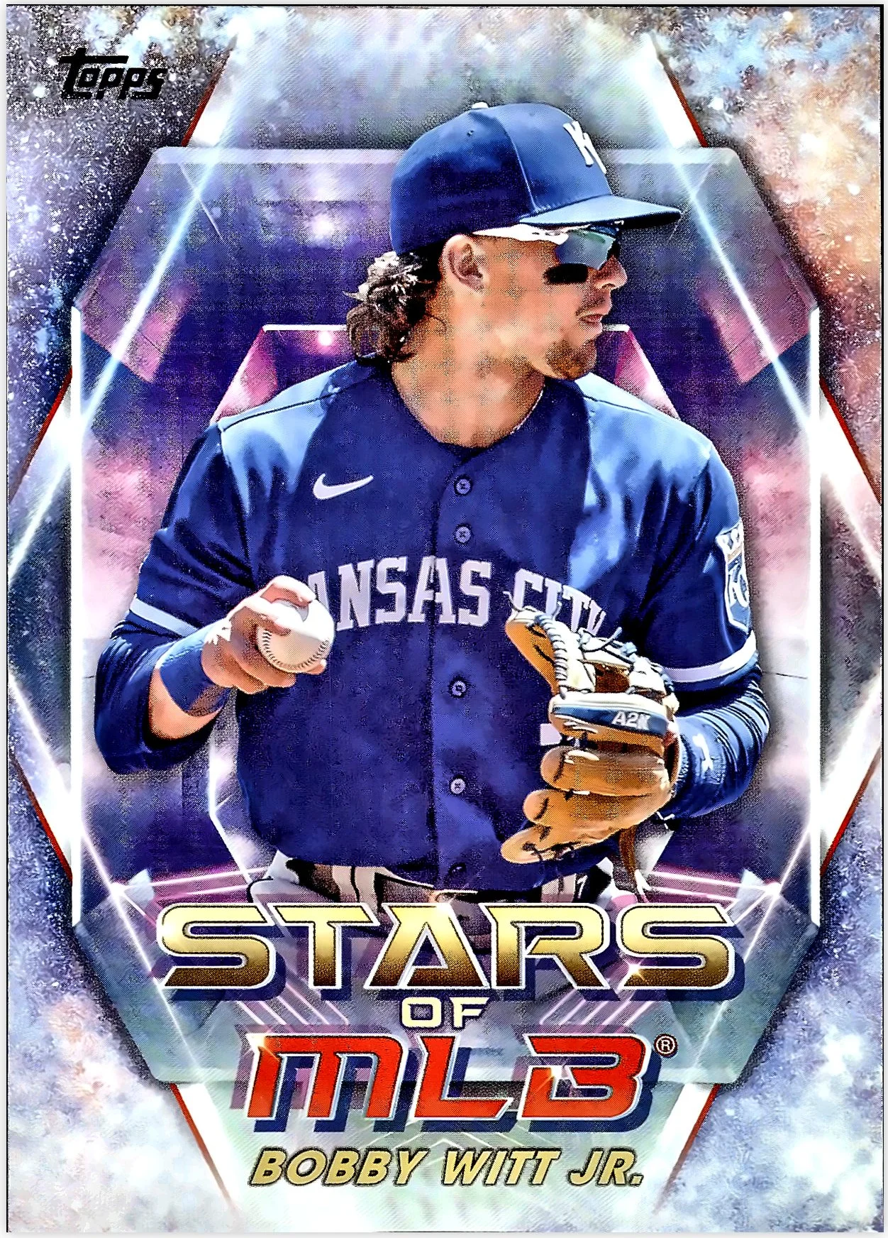 Bobby Witt Jr. 2023 Topps #SMLB-17 Stars of MLB baseball card - Front