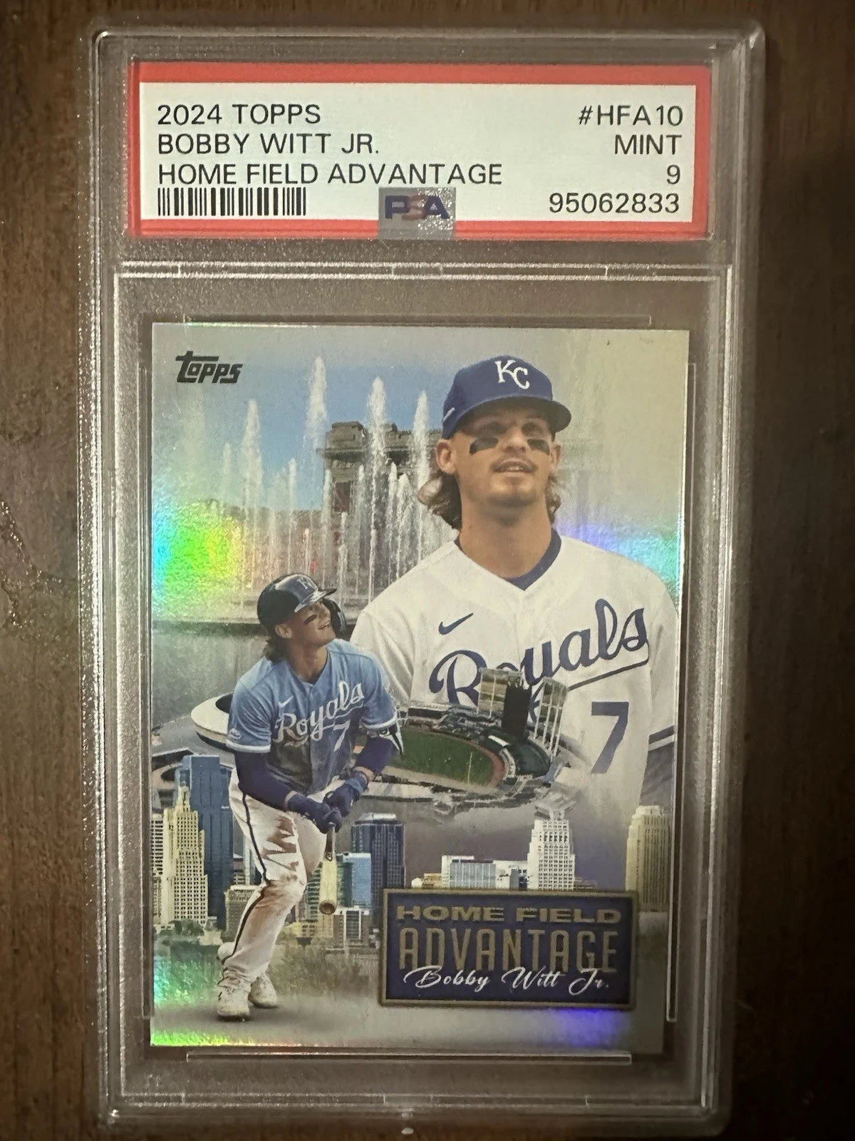Bobby Witt Jr. #HFA-10 2024 Topps Baseball Home Field Advantage front